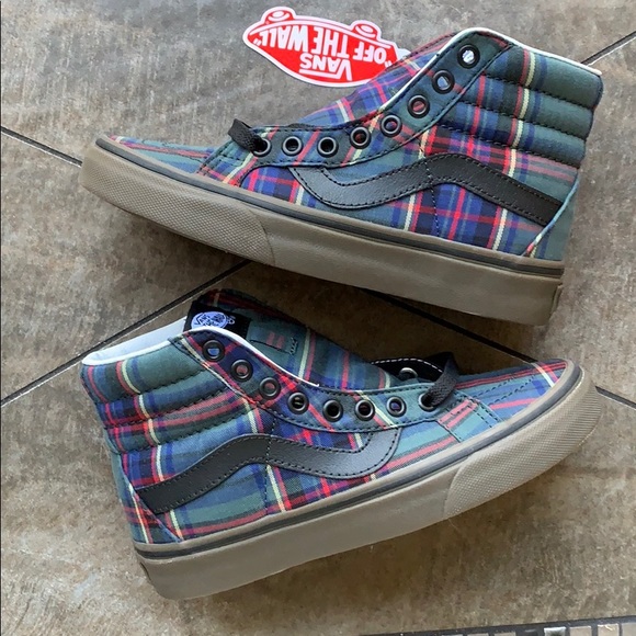 VANS SK8-Hi REISSUE TARTAN GUM BLACK/CLASSIC WMNS - Picture 14 of 16